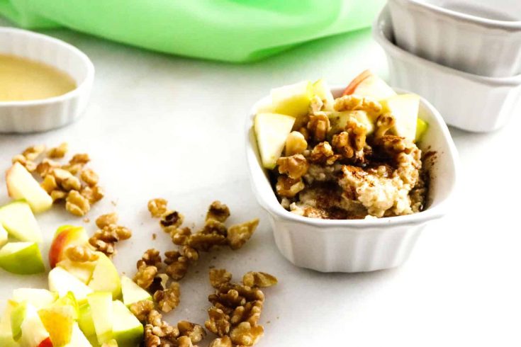 Apple, Walnuts and Honey Instant Pot Quick Oats
