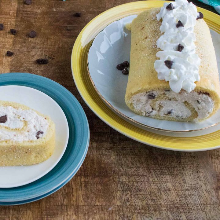Cannoli Cream Cake Roll