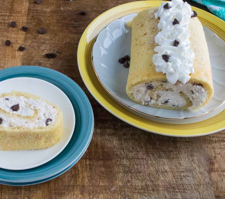Cannoli Cream Cake Roll