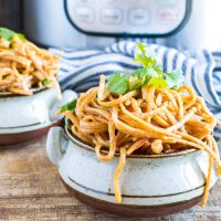 Instant Pot Thai Peanut Noodles