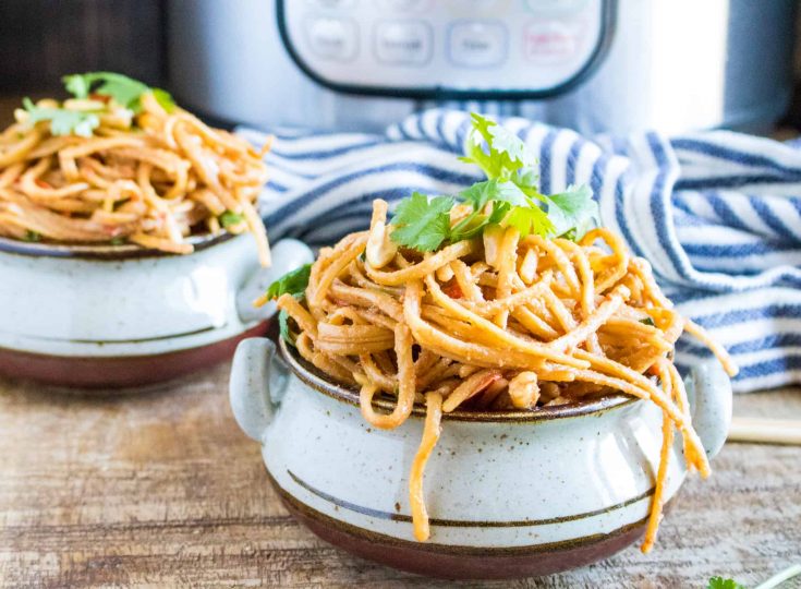 Instant Pot Thai Peanut Noodles