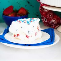 Red White & Blue Dessert Lasagna