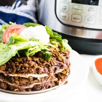 Instant Pot Lasagna Fiesta Style