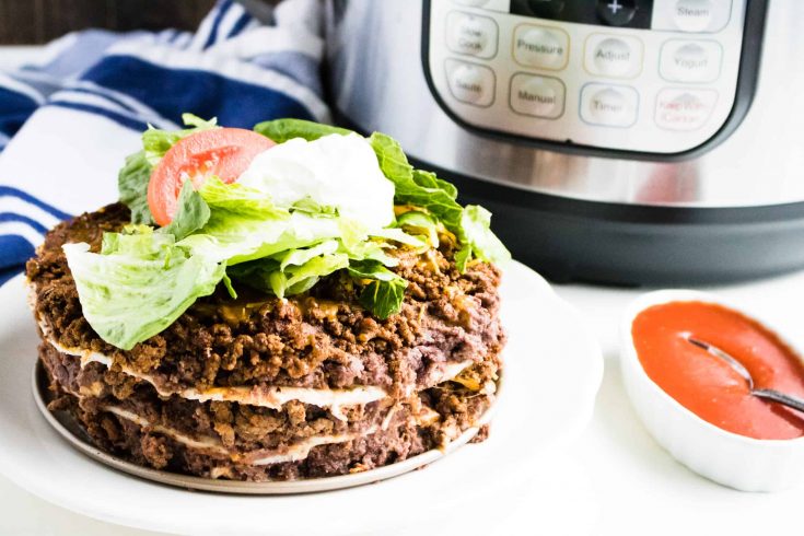 Instant Pot Lasagna Fiesta Style