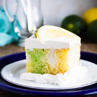 Lemon Lime Poke Cake