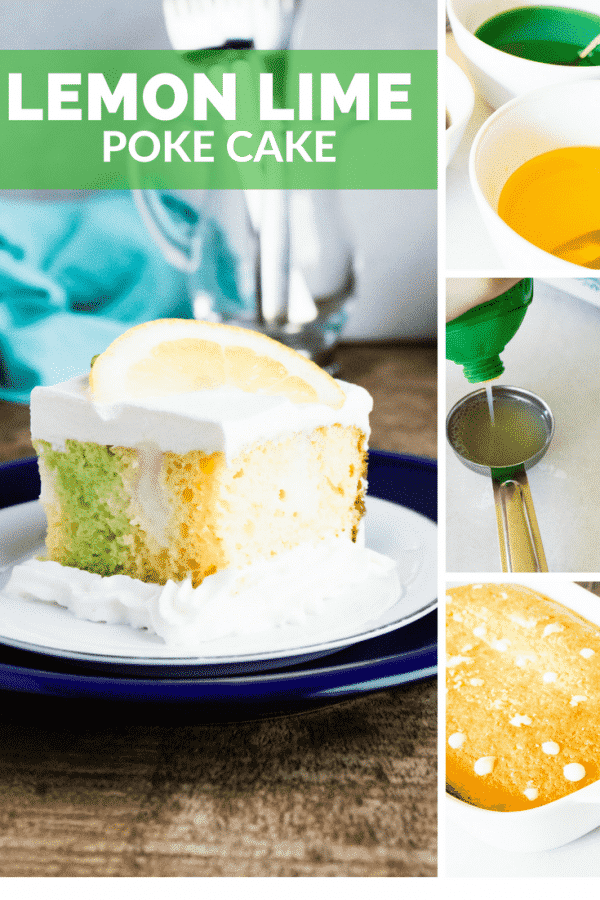 Lemon Lime Poke Cake