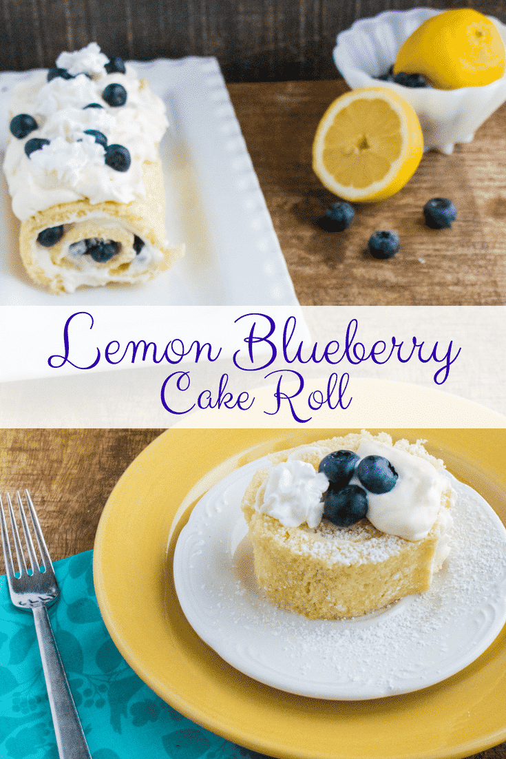 Ready for the BEST Cake Roll Recipe ever? Try this Lemon Blueberry Cake Roll. It's moist, spongy and DELICIOUS! You'll love the creamy lemon curd filling!
#lemonblueberrycakeroll #cakeRoll #dessert #lemon #lemoncurd #cake #blueberry