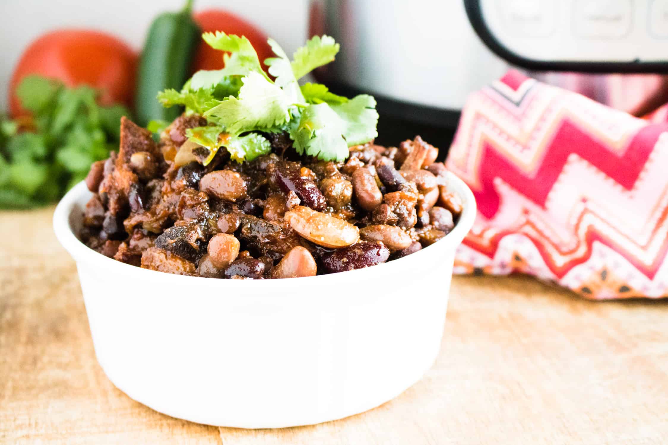 7 Bean BBQ Instant Pot Baked Beans | A Pressure Cooker