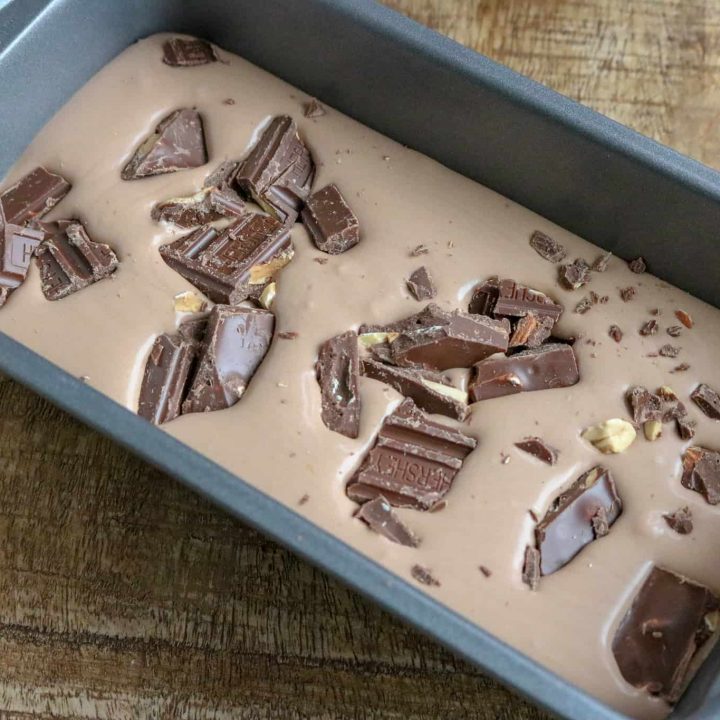 Double Chocolate Chunk No-Churn Ice Cream