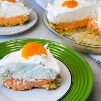 Boozy Orange Creamsicle Pie