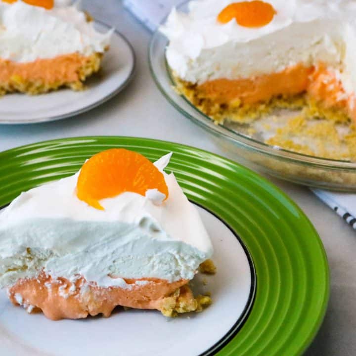 Boozy Orange Creamsicle Pie