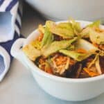 Doritos Taco Salad served in a white bowl