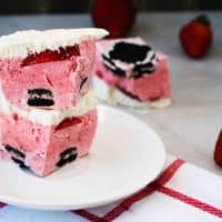 Frozen Layered Strawberry Dessert
