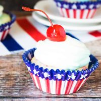Patriotic Poke Cupcakes