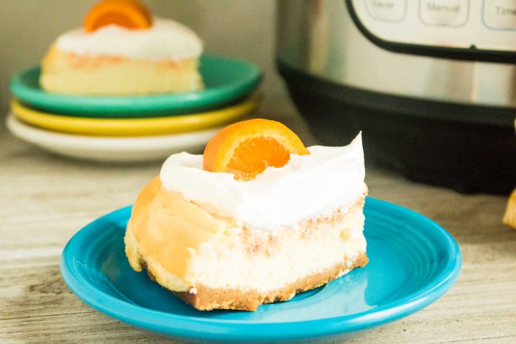 Instant Pot Orange Creamsicle Cheesecake