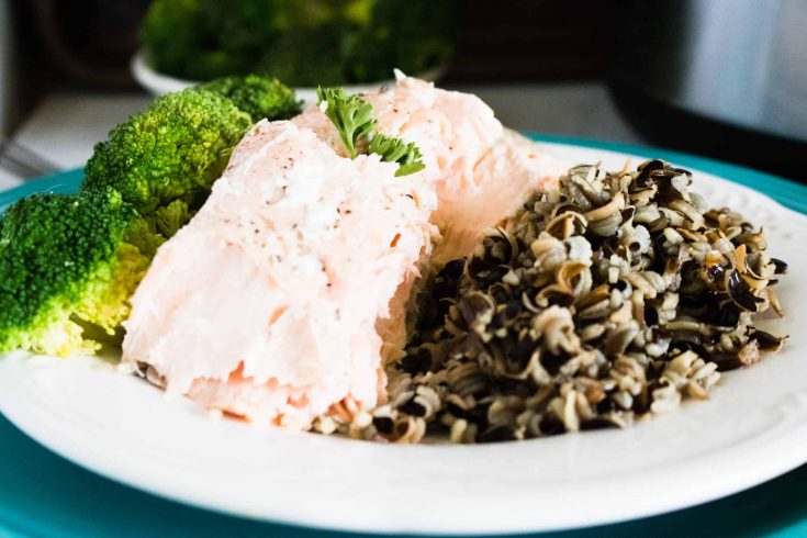 Instant Pot Lemon Garlic Salmon
