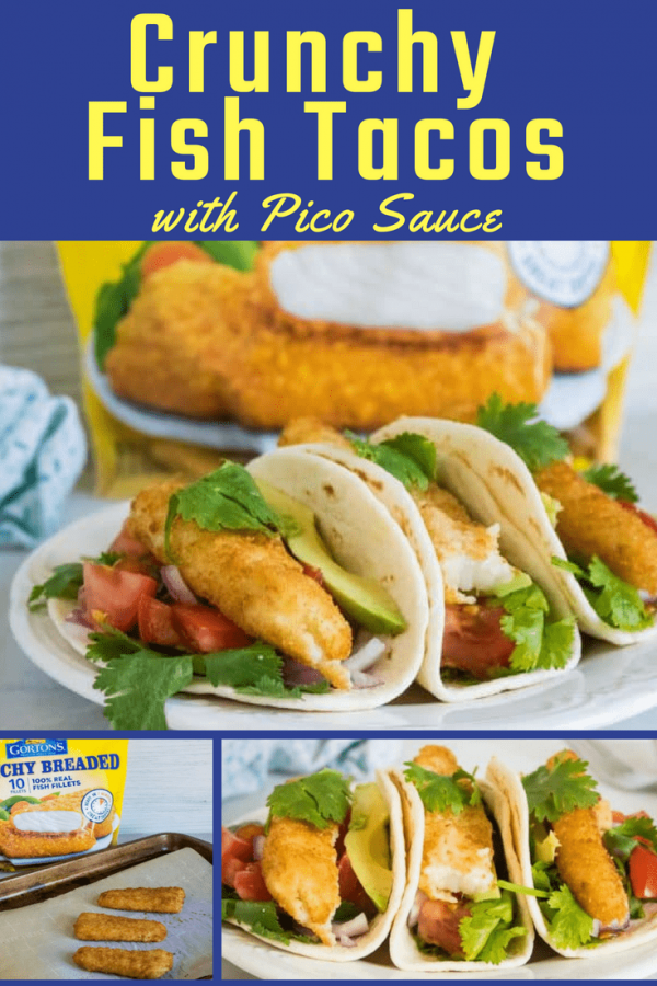 Crunchy Fish Tacos with Pico Sauce