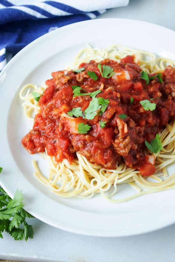 Best Pasta Meat Sauce You'll Ever Have - All She Cooks