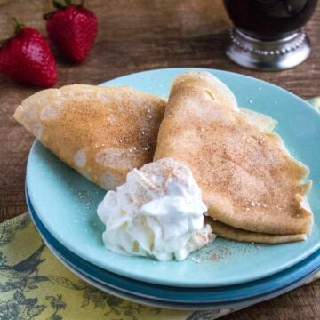 snickerdoodle crepes