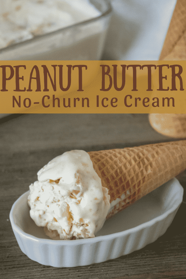 No-Churn Peanut Butter Ice Cream