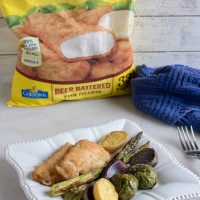 Sheet Pan Veggies with Fish Fillets One-Pan Meal