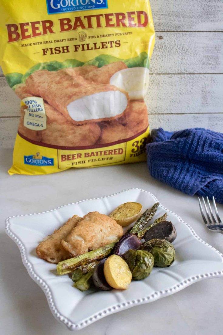 Sheet Pan Veggies with Fish Fillets One-Pan Meal