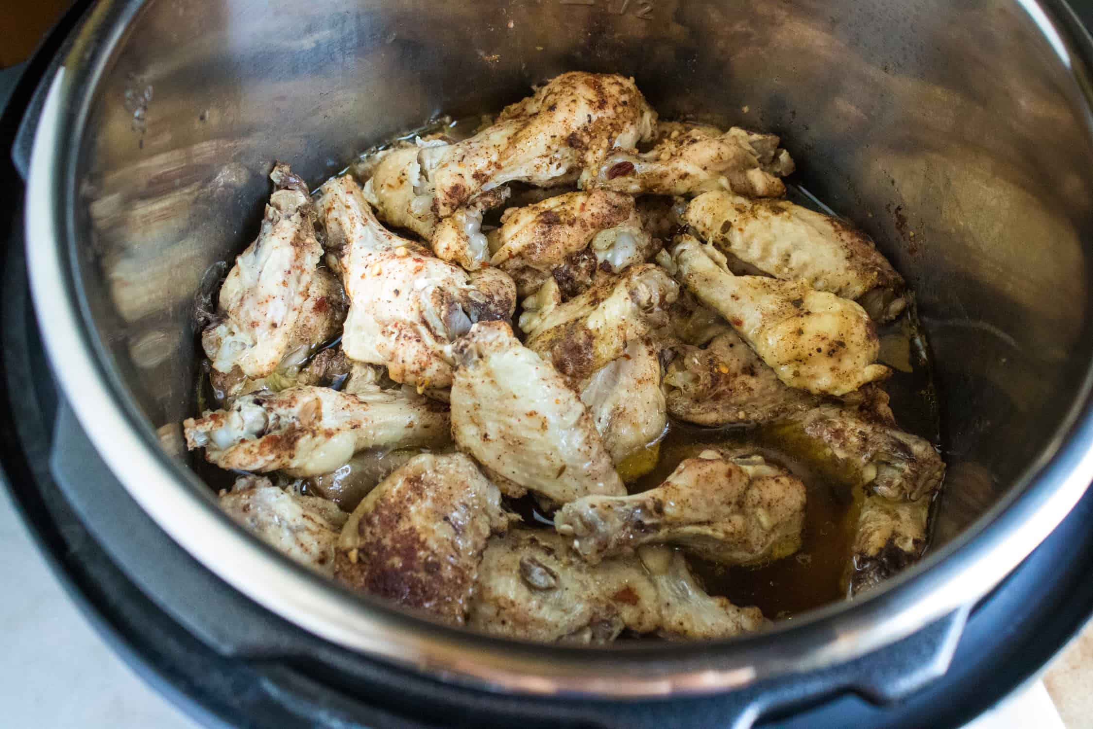 Instant Pot Chicken Wings and Sticky Sauce | A Pressure Cooker