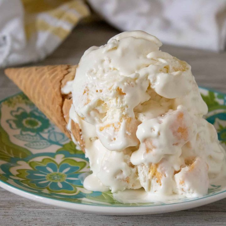 Tropical No-Churn Ice Cream — Pineapple and Mango Ice Cream