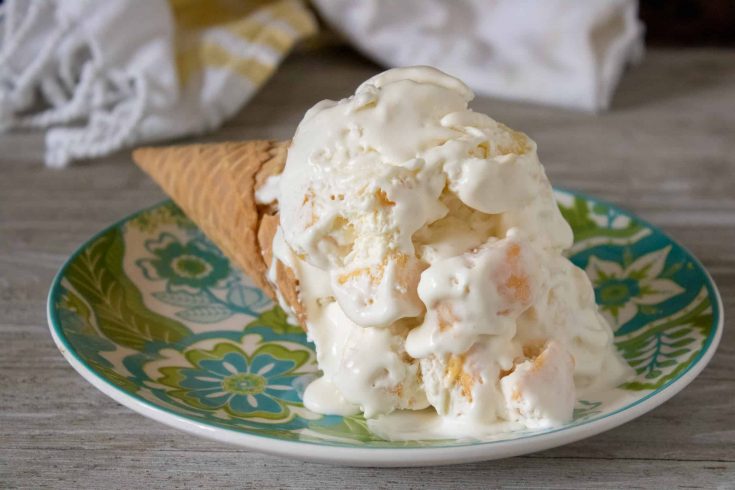 Tropical No-Churn Ice Cream — Pineapple and Mango Ice Cream