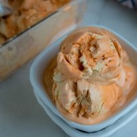 Orange Creamsicle No-Churn Ice Cream