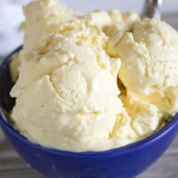 Lemonade No-Churn Ice Cream