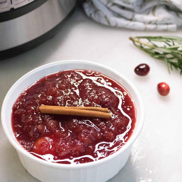 Instant Pot Cranberry Sauce