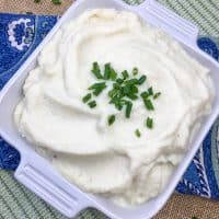 Garlic and Chive Cauliflower Mash