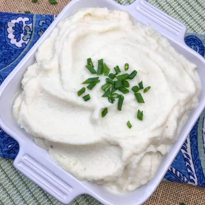 Garlic and Chive Cauliflower Mash
