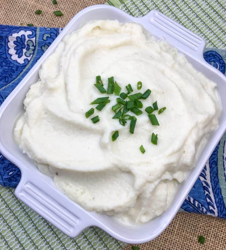 Garlic and Chive Cauliflower Mash