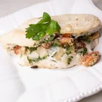 Pico de Gallo Cauliflower Rice Stuffed Baked Chicken