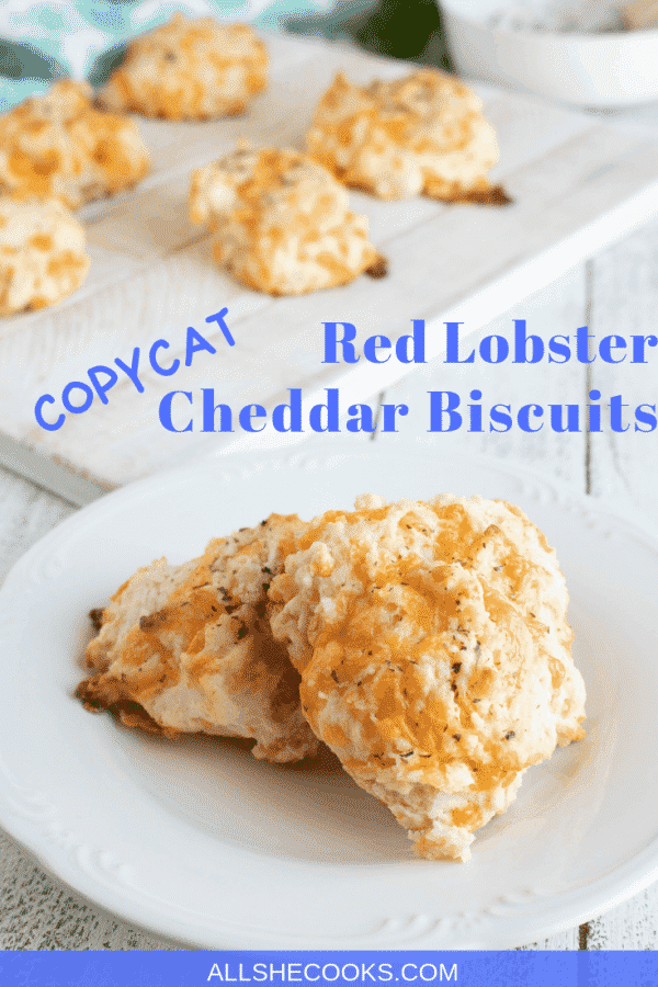 Red Lobster Copycat Cheddar Biscuits - All She Cooks