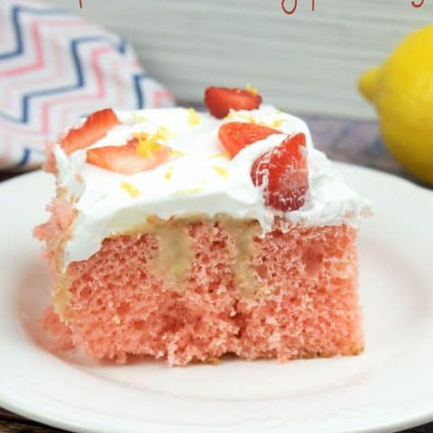 Strawberry Poke Cake | From the Poke Cake Queen!