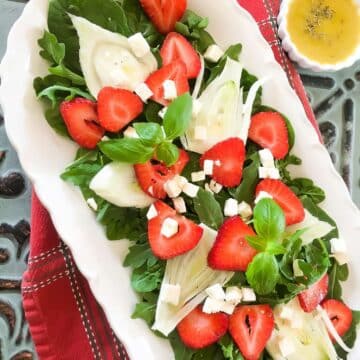 strawberry fennel salad
