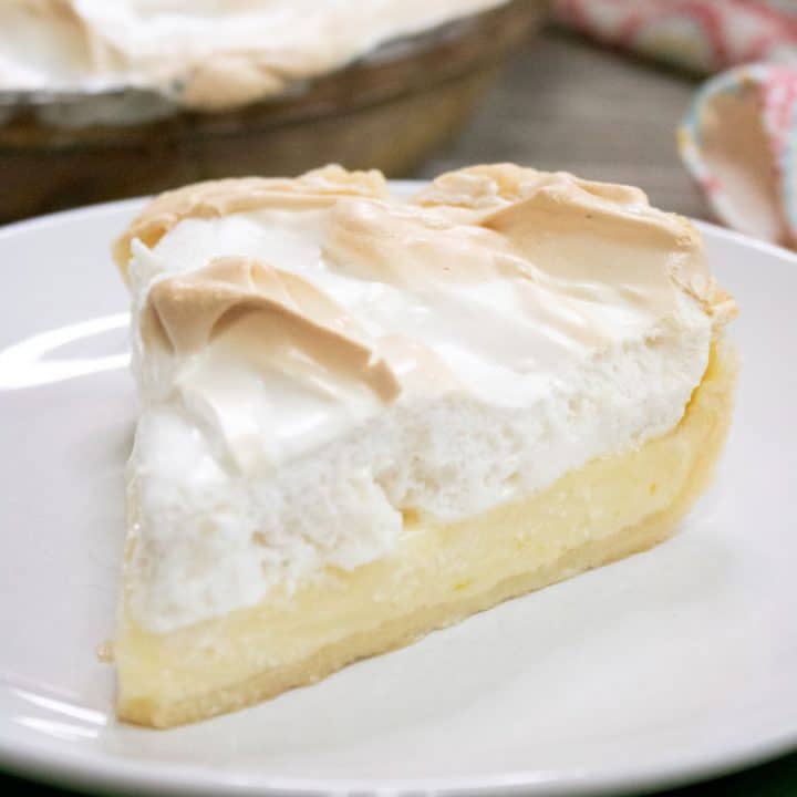 Lemon Pie with Meringue - All She Cooks