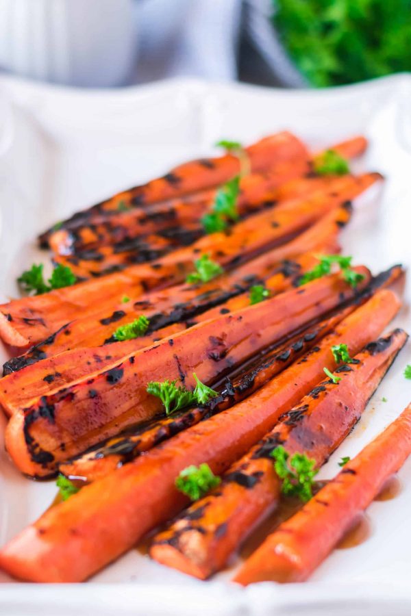 Glazed Carrots Recipe Roasted or Grilled Carrots All She Cooks