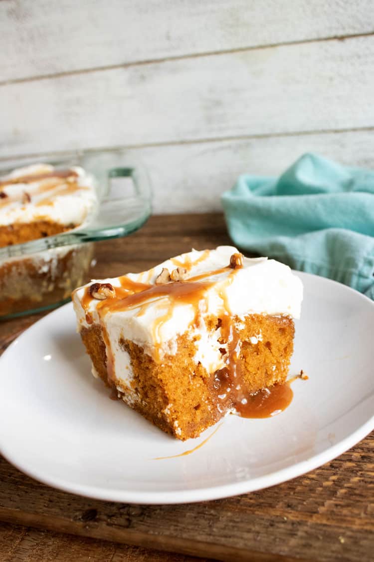 easypumpkinpokecake All She Cooks