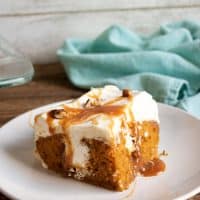 Pumpkin Poke Cake Recipe - Best Pumpkin Spice Dessert Recipe