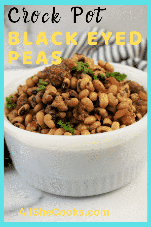 Crockpot Black-Eyed Peas and Beef + VIDEO - Fit Slow Cooker Queen