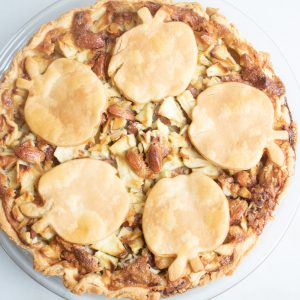 baked apple almond pie