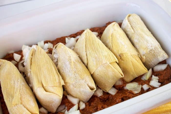 frozen tamales in slow cooker
