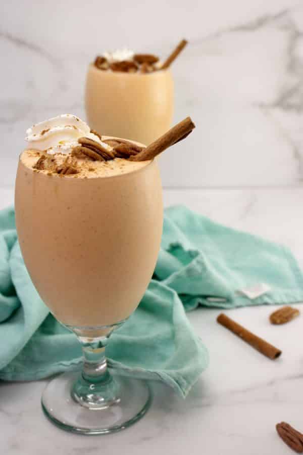 pumpkin cheesecake milkshakes