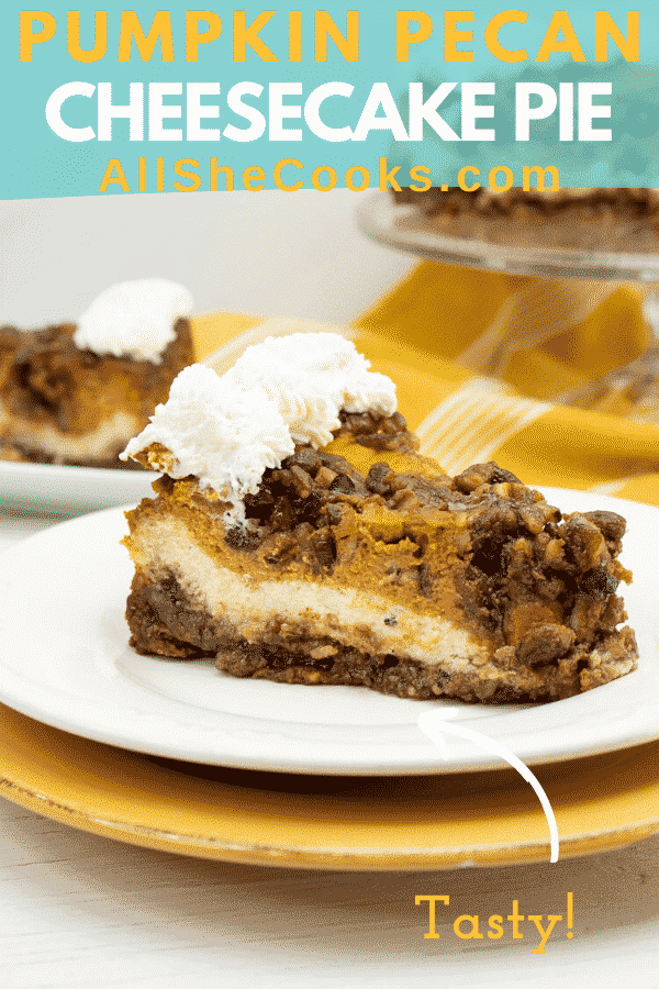 double layer pumpkin cheesecake