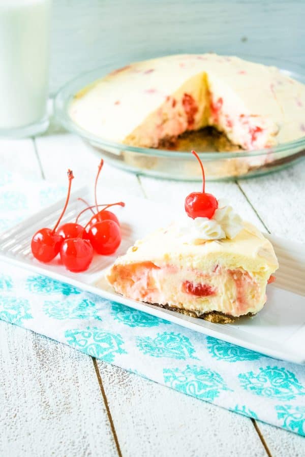 Cherry Almond Mousse Pie