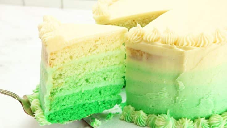 How to Make an Ombre Cake and Ombre Frosting - Easy Directions